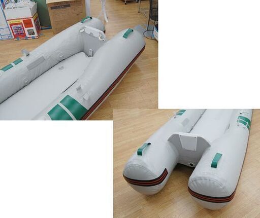 JOYCRAFT カヤック 全長335cm グレー系 ゴムボート ジョイクラフト エアー入れ確認済み 船 札幌市 清田区 平岡