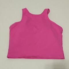 フィットネスウェア ヨガウェア トップスピンク