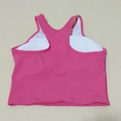 フィットネスウェア ヨガウェア トップスピンクの画像