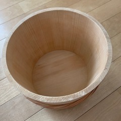 木製　漬物樽の画像