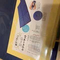 新品　はっ水　レジャーマット　厚手　ネイビー　キャンプの画像