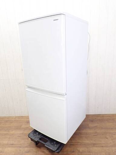 2018年製 SHARP シャープ SJ-D14D-W 137L 2ドア 冷凍冷蔵庫 ホワイト系 ☆買取帝国 朝霞店☆配達可能