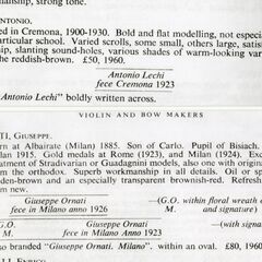 【選定分類：I-⑧モダン・マスターメード・イタリア】Violin Early20thCentury By ANTONIO LECHI 1921 ERIC BLOT鑑定書付の画像