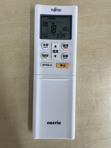 富士通ゼネラル　nocria　６畳用エアコン　標準取付工事込み　リサイクルショップ宮崎屋住吉店22.6.30ｙ