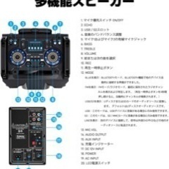 ワイヤレスマイクスピーカーセット　の画像