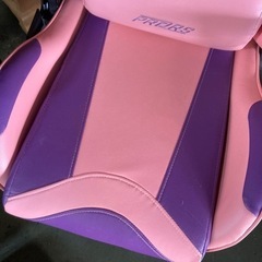 ● ゲーミングチェア、ピンク、PRORSの画像
