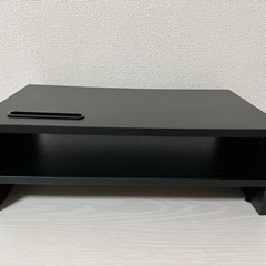【在宅勤務】机上台 木製モニター台 二段式　0円