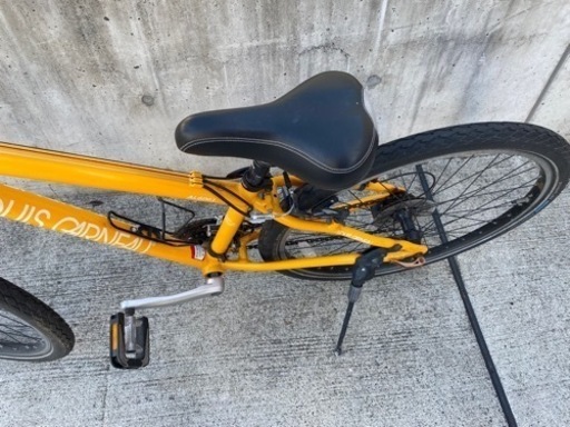 LOUIS GARNAE ルイガノ FIVE クロスバイク 26インチ 中古 自転車 320mm イエロー 