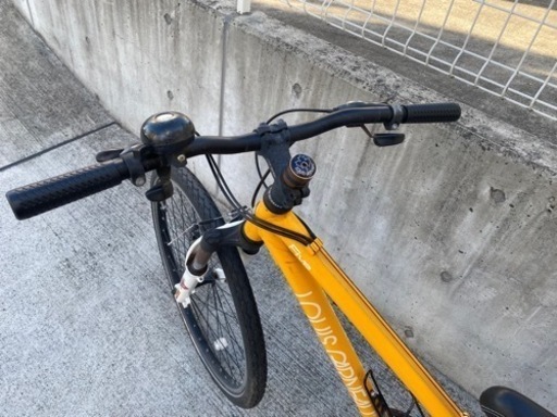 LOUIS GARNAE ルイガノ FIVE クロスバイク 26インチ 中古 自転車 320mm イエロー 