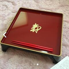 半額以下に値下げ！山中漆器☆美品中古☆ お食い初め食器の画像