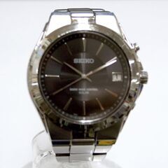 動作確認済み SEIKO スピリット 7B42-0AL0 電波ソーラー メンズ 3針 デイト ブラッグ文字盤 腕時計 札幌市 清田区 平岡の画像