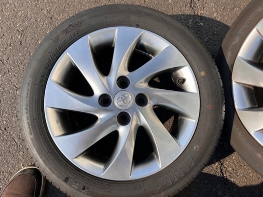 価格変更　タイヤ付き純正ホイール4本セット　トヨタbB QNC21 185/55 R15 82V