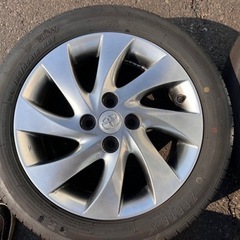 価格変更　タイヤ付き純正ホイール4本セット　トヨタbB QNC21 185/55 R15 82Vの画像