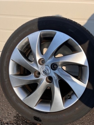 価格変更　タイヤ付き純正ホイール4本セット　トヨタbB QNC21 185/55 R15 82V