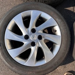 価格変更　タイヤ付き純正ホイール4本セット　トヨタbB QNC21 185/55 R15 82Vの画像