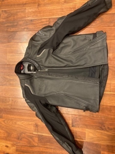 アルパインスターズ　デボン　パンチング　レザージャケット