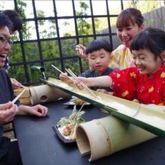 材木座海岸、流し素麺＆BBQ