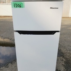 ✨2016年製✨1326番 Hisense✨2ドア冷凍冷蔵庫✨HR-B95A‼️