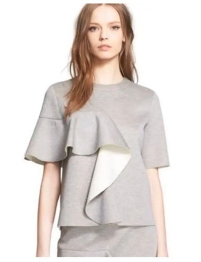 MARNI ネオプレン ラッフル ブラウス ボンディング マルニ