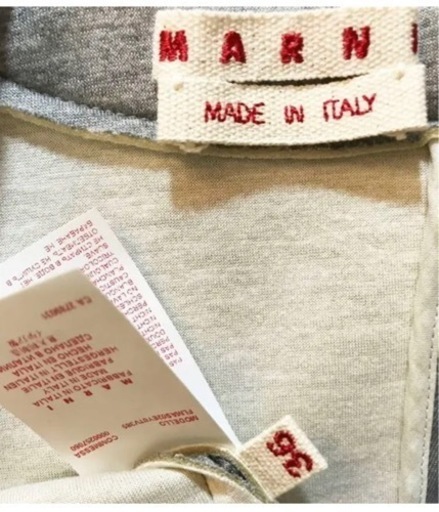 MARNI ネオプレン ラッフル ブラウス ボンディング マルニ