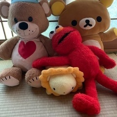 大きなぬいぐるみたち🧸