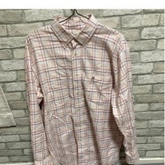 ハッシュパピー　Lサイズ　チェックシャツ　Yシャツ