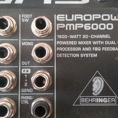 #BEHRINGER PMP6000 #パワードミキサーの画像