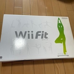 wii fit 本体+ソフト+ヌンチャク
