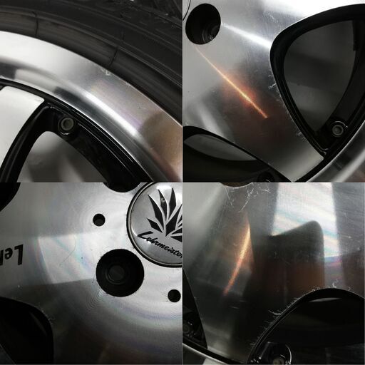 185/55R16 ダンロップ エナセーブ EC203 2017年製 75% 　16X6.5J Lehrmeister 4H -100 4本 フィット シャトル アクア　～横浜市旭区 ズーラシア近く～