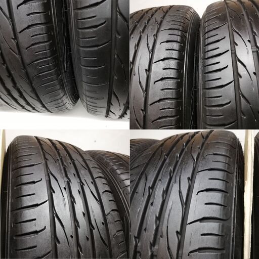 185/55R16 ダンロップ エナセーブ EC203 2017年製 75% 　16X6.5J Lehrmeister 4H -100 4本 フィット シャトル アクア　～横浜市旭区 ズーラシア近く～