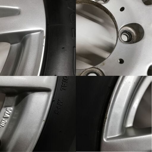 ＜ノーマル X ホイール 4本＞ 175/80R16 ブリヂストン DUELER H/L 2016年製 60～70%  16X6J LIVFENG 5H -139.7 ジムニー　　～横浜市旭区 ズーラシア近く～