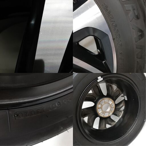 高年式！ 205/60R16 ブリヂストン '20 80% 16X6J ホンダ ステップワゴン スパーダ 純正 5H -114.3 1本のみ   ～横浜市旭区 ズーラシア近く～