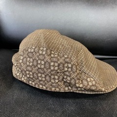 大島紬のハンチング(定型文スルー)