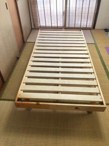 すのこシングルベッド
