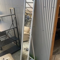 姿見 ホワイト スタンド付