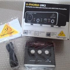 新品USBオーディオインターフェイスBEHRINGER ベリンガ...