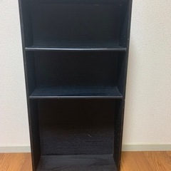 【決定済】本棚 棚 黒の画像
