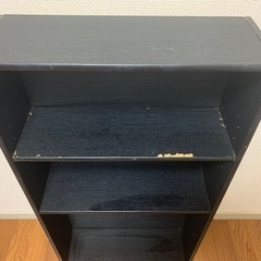 【決定済】本棚 棚 黒の画像