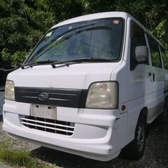 (ID4431)軽バン専門店在庫100台　１５万円　スバル　サンバーバン 4WD　車検付　平成２１年式　諸費用込１８８,０００円の画像