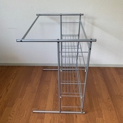 【決定済】押入れ  収納 ハンガーラック シルバーの画像