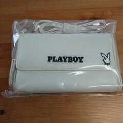 PLAYBOY ポーチ型長財布 ホワイト