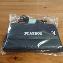 PLAYBOY ポーチ型長財布 ネイビー