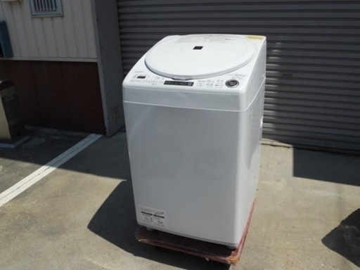 ほぼ未使用品◆シャープ 洗濯乾燥機 8kg/4.5kg ES-TX8F-W◆