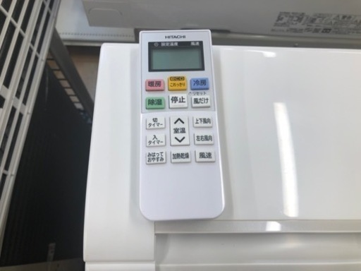 K026★値下げしました★HITACHI製★2019年製冷暖房兼用エアコン6畳用★3カ月間保証付き★取付手配可能