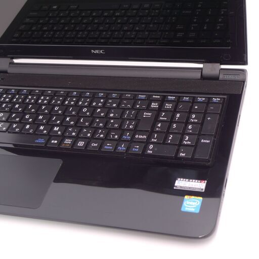 Wi-Fi有 NEC ノートパソコン PC-LS150SSB 中古良品 第4世代 Celeron 4GB DVDRW 無線LAN Bl