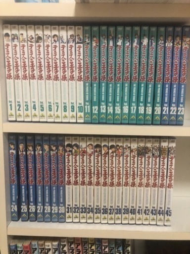 売ります DVD テニスの王子様 全巻セット 全45巻 未開封多数あります