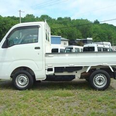 ご成約有難う御座いました。サンバートラック　1万7千km  切替式４ＷＤ　５ＭＴ　走行距離 １７２７０ｋｍ　エアコン　パワステ　　 エンジン・ミッション調子良し　程度良好おすすめ車輌の画像