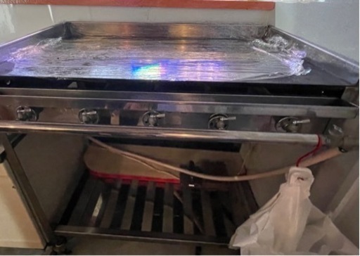 伊藤金属　脚付きグリドル売ります