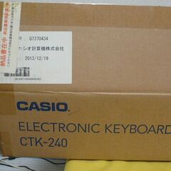 ６）CASIO　カシオ電子楽器　キーボードCTK-240　新品未使用3,000円の画像