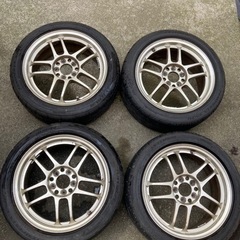 軽量ホイール 16インチ7J+45 pcd:100 レーシングハート